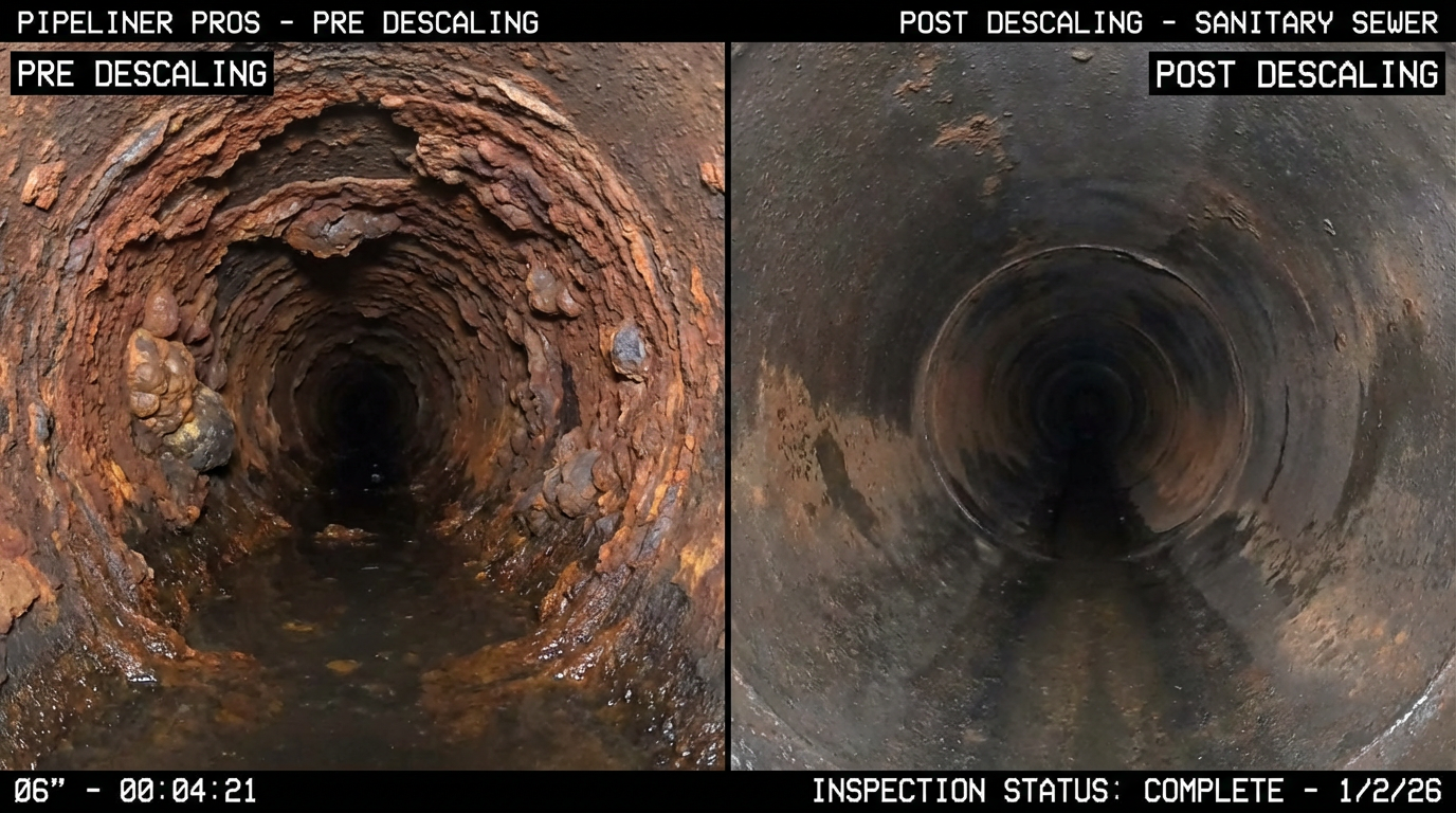 45 FT DESCALING